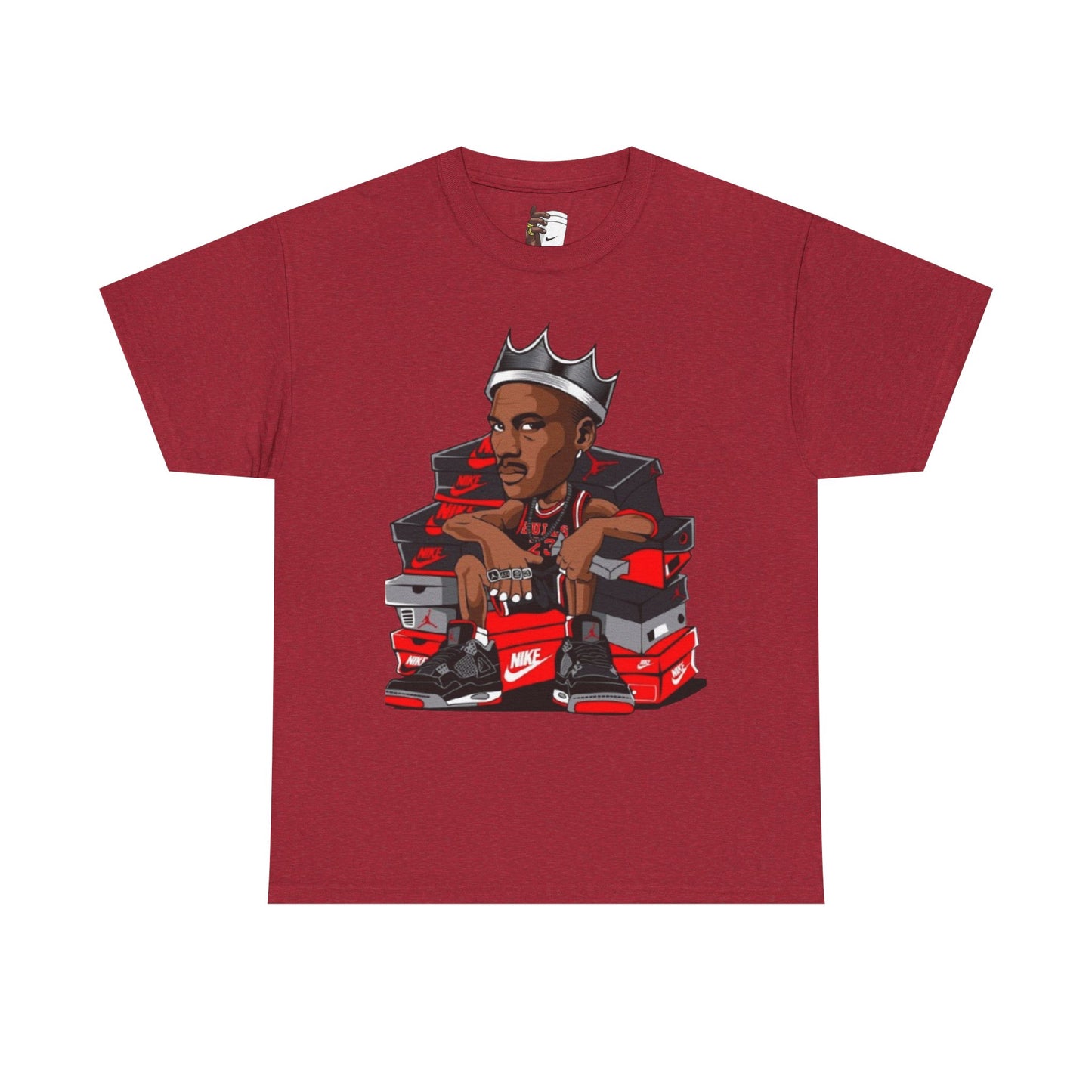 Hip-Hop Icon Unisex Heavy Cotton Tee - Streetwear Graphic Shirt