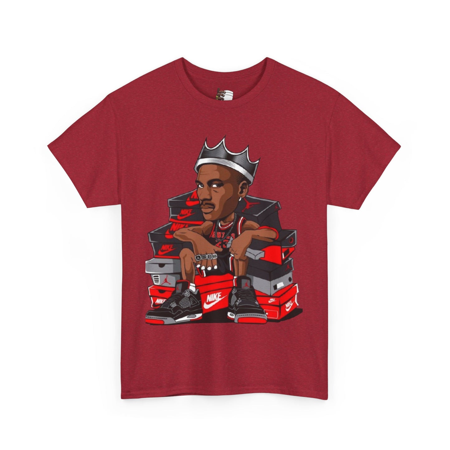 Hip-Hop Icon Unisex Heavy Cotton Tee - Streetwear Graphic Shirt