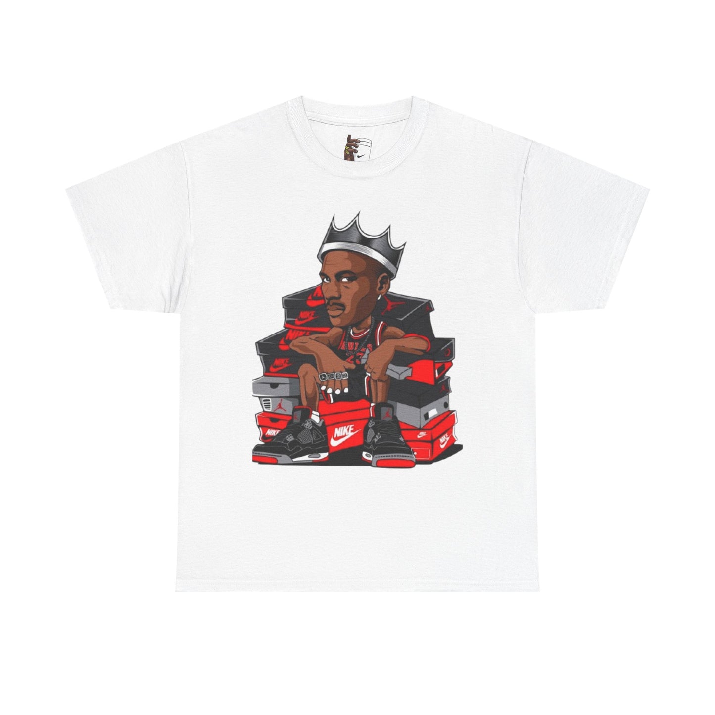 Hip-Hop Icon Unisex Heavy Cotton Tee - Streetwear Graphic Shirt